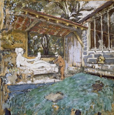 Maillol at Work on Cezanne Memorial by Edouard Vuillard